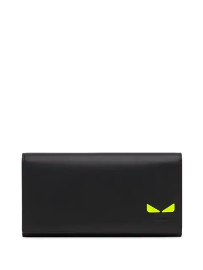 Fendi Bag Bugs Card Holder In Black