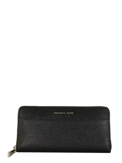 Michael Kors Black Saffiano Leather Continental Wallet