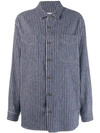 Isabel Marant Étoile Blue Paulie Japanese Workwear Shirt