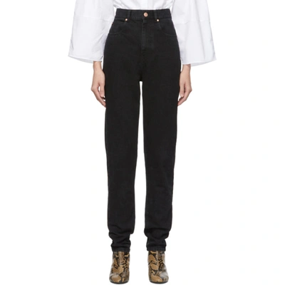 Isabel Marant Dustin Jeans In Black Denim