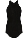 Rick Owens Racer-back Vest Top In Black