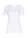 Isabel Marant Étoile Kranger V-neck T-shirt In White