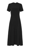 Macgraw Bow Tie Silk Faille Dress In Black