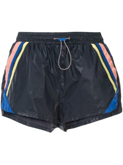 The Upside Magic Water Resistant Shorts In Navy Multi