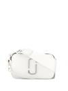 Marc Jacobs The Softshot 27 Leather Crossbody Bag In Porcelain