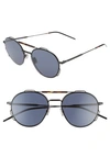 Dior 54mm Round Sunglasses In Black Havana