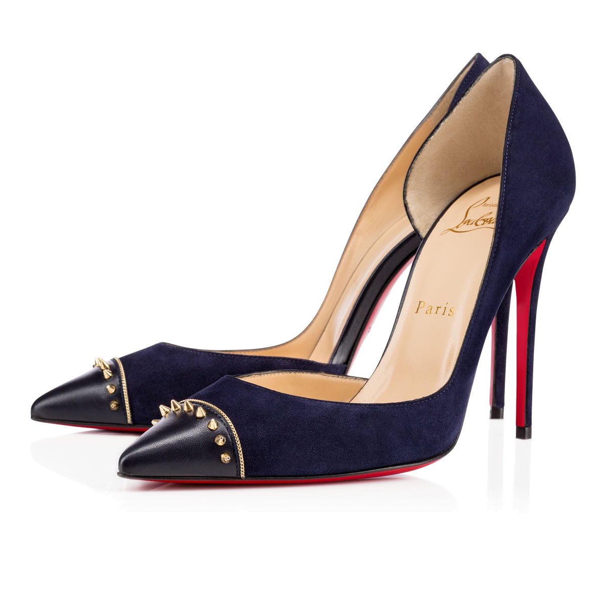 Christian Louboutin Culturella Suede - New Arrivals In Nuit/gold ...