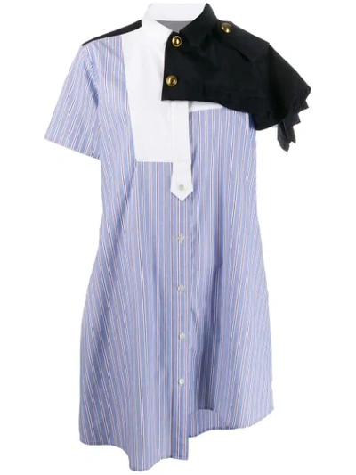 Sacai Striped Dress - Blue