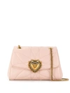 Dolce & Gabbana Embellished Shoulder Bag In Pink