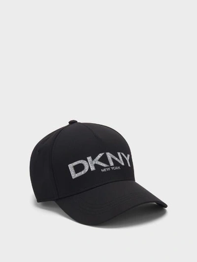 Donna Karan Dkny Women's Slate Camo Logo Hat - In Black