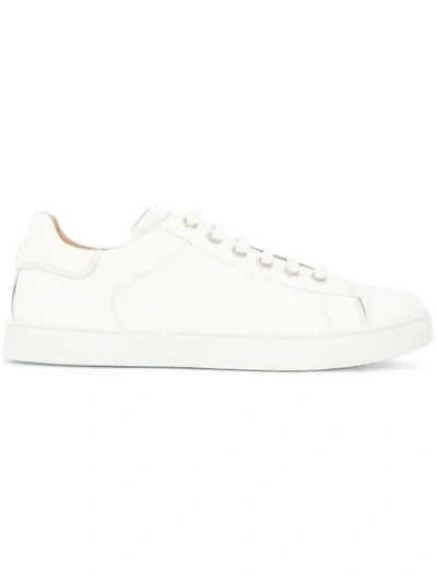 Gianvito Rossi Low Top Sneakers In White