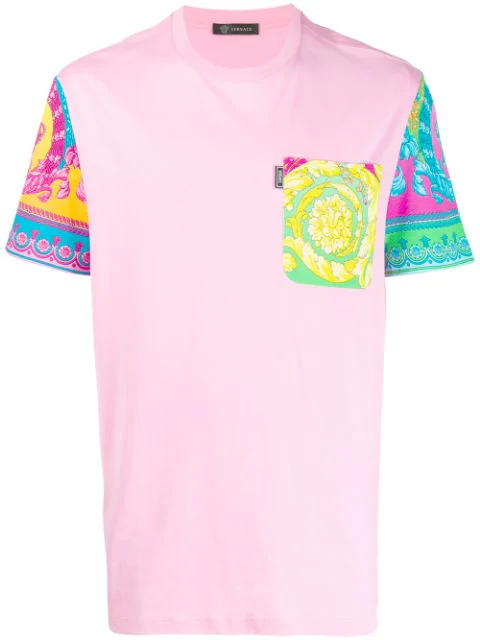 versace shirt pink