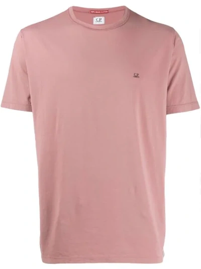 C.p. Company 30/1 Logo T In Pink
