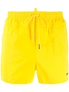 Dsquared2 Klassische Badeshorts In Yellow