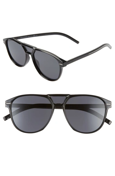 Dior Chroma 1f 62mm Navigator Sunglasses In Palladium/gray