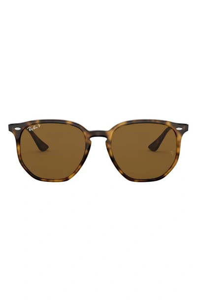 Ray Ban Rb4306 Sunglasses Tortoise Frame Brown Lenses Polarized 54-19