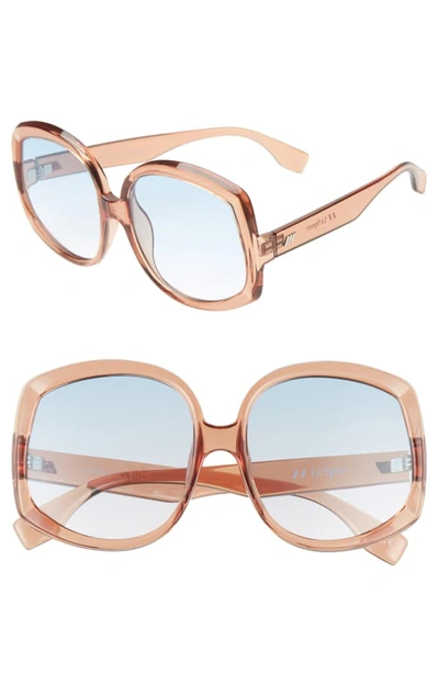 LE SPECS ILLUMINATION 59MM SQUARE SUNGLASSES LSP1902059