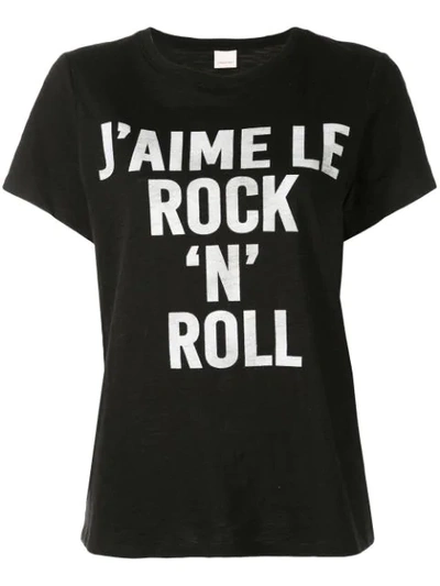 Cinq À Sept Rock 'n' Roll T-shirt In Black