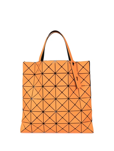Bao Bao Issey Miyake Lucent Metallic Tote Bag In Orange