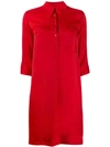 Zadig & Voltaire Roa Chemise Dress In Passion