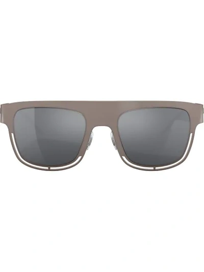 Dolce & Gabbana Mirrored Sunglasses In Grey