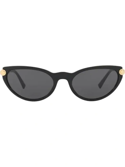 Versace 54mm Cat Eye Sunglasses - Black