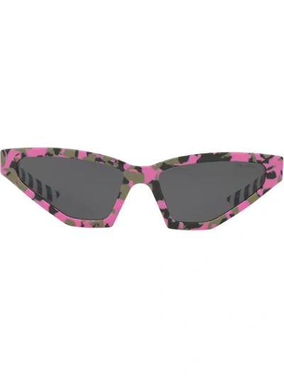 Prada Disguise Camouflage Sunglasses In Pink