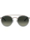 Ray Ban Double-bridge Sunglasses In Pink