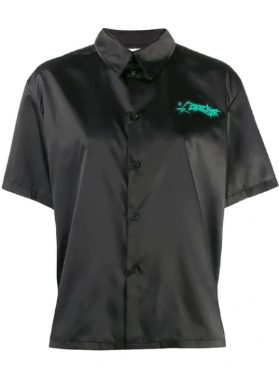 Ottolinger Logo Short-sleeve Shirt In Black