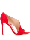 Gianvito Rossi Demi Sandals In Red