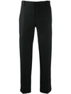 Prada Pleated Tailored Trousers In Grey