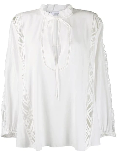 Iro Felicia Laced Blouse In White