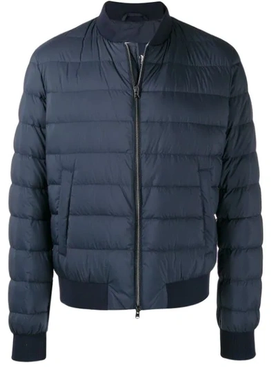 Herno Gesteppte Daunenjacke In Blue