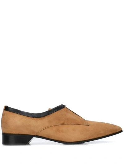 Pierre Hardy Alpha Rock Slip-on Loafers In Camel/black