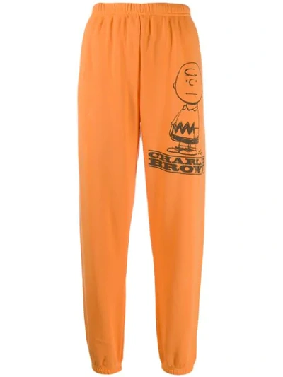 Marc Jacobs Charlie Brown Track Pants In Orange