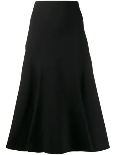 Philosophy Di Lorenzo Serafini Panel Flared Skirt In Black