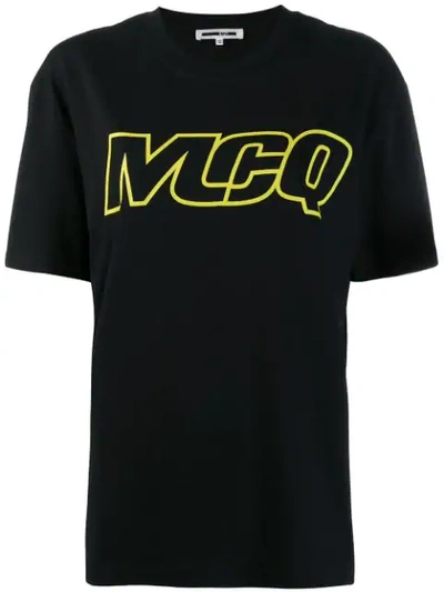 Mcq By Alexander Mcqueen Logo T-shirt In Black