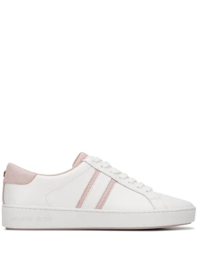 Michael Michael Kors Lace Up Sneakers In White