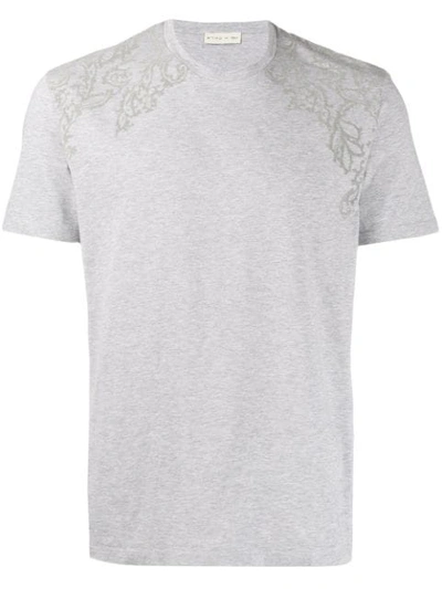 Etro Printed T-shirt In Grey