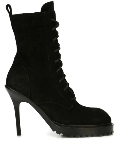 Ann Demeulemeester Scamosciato Boots In Black