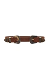 Johanna Ortiz Leather Belt   In Brown