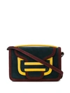 Pierre Hardy Alpha Shoulder Bag In Blue