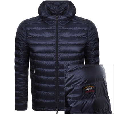 Paul & Shark Paul And Shark Full Zip Quilted Hooded Jacket Navy