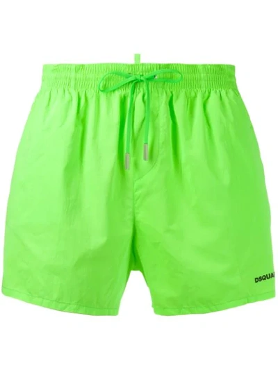 Dsquared2 Icon Swim Shorts In Green