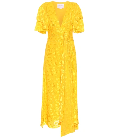 carolina herrera yellow lace dress Front Row @ Carolina Herrera Spring 2024