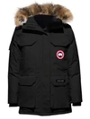 Canada Goose Expedition Fusion-fit Coyote Fur-trim Parka In Black