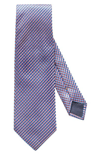 Eton Micro Circle Silk Tie, Pink/blue
