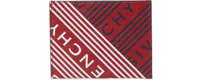 Givenchy Emblem Card-holder In Vermillon