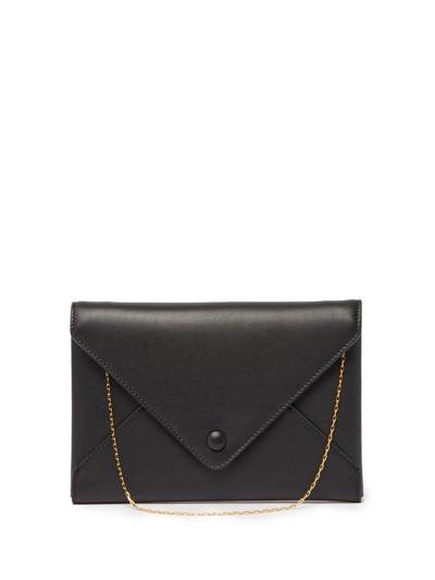 The Row Envelope Bag In Smooth Leather In Black
