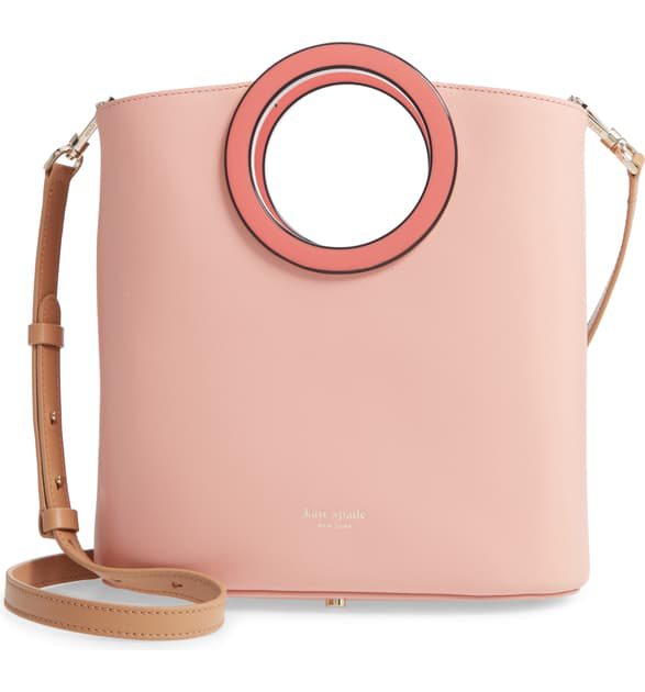 Download Kate Spade Medium Betty Leather Bucket Bag - Pink In ...
